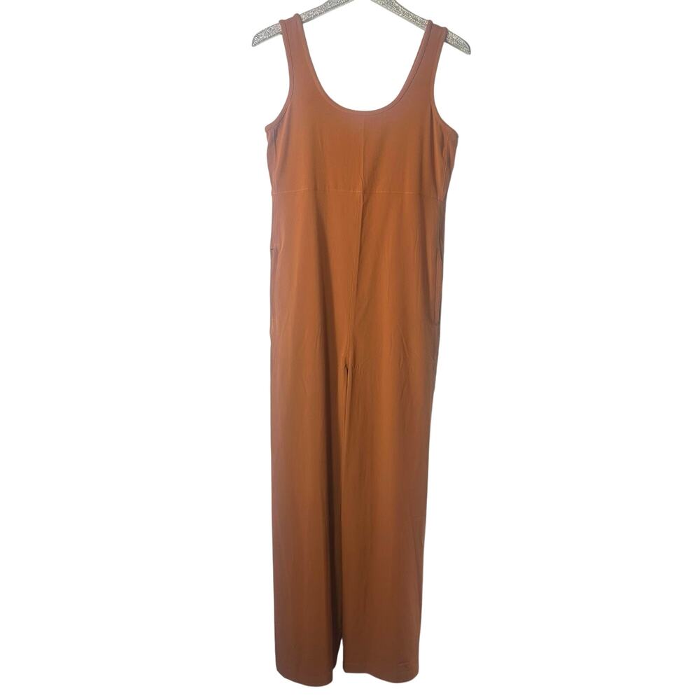 Athleta Passenger Jumpsuit Rust Brown